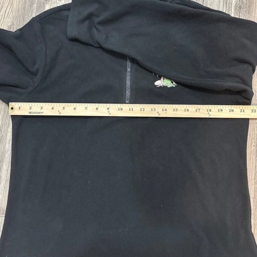 Disney Tinker Bell Girls XL Black Fleece Zip Pullover Fairy Peter‎ Pan 12 14 16